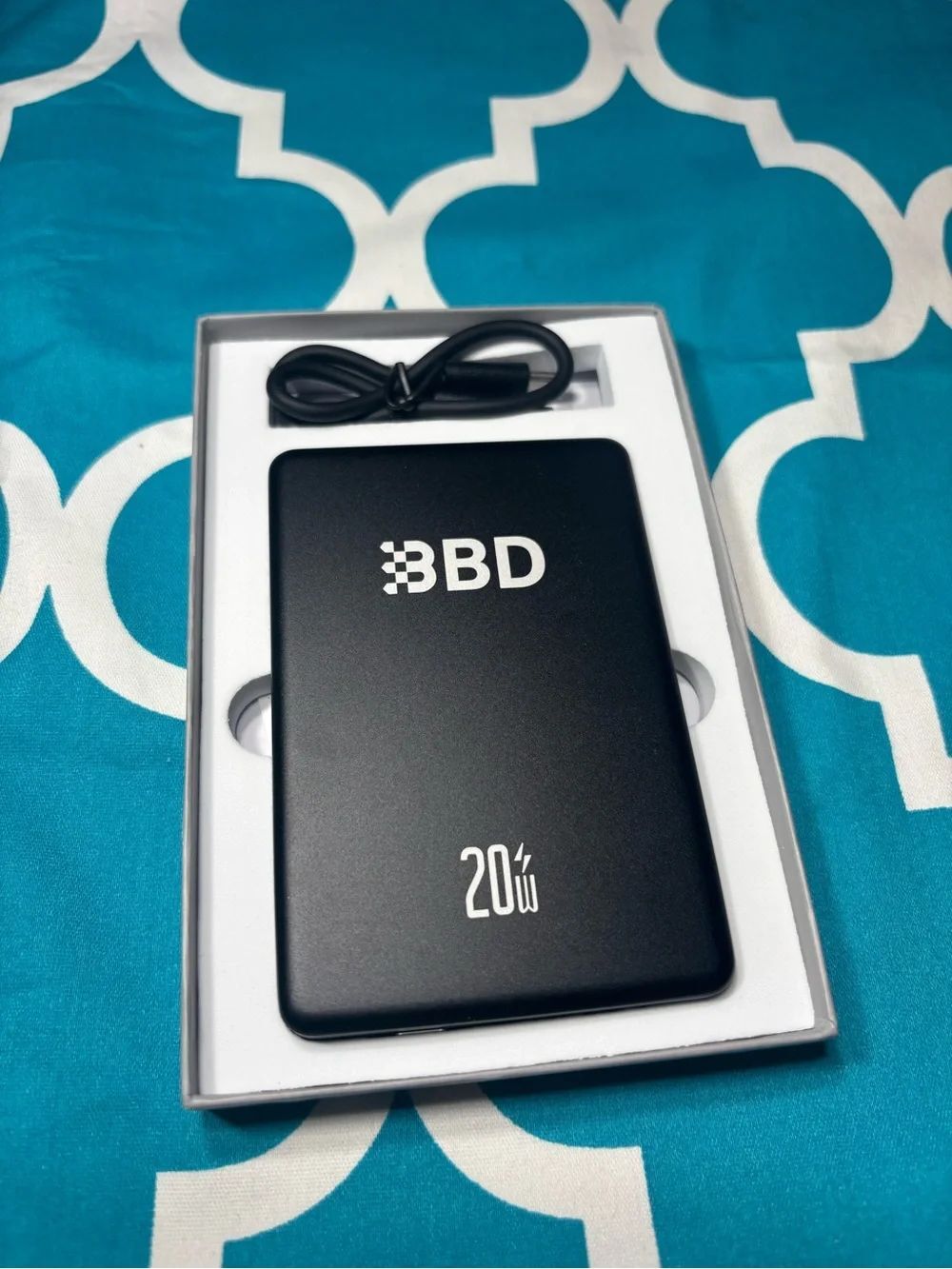 New BBD 20W Portable Power Bank in Black